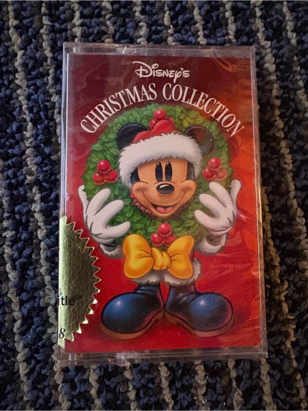 NWT Sealed Mickey Mouse Disney Christmas Collection Song Music Cassette Tape
